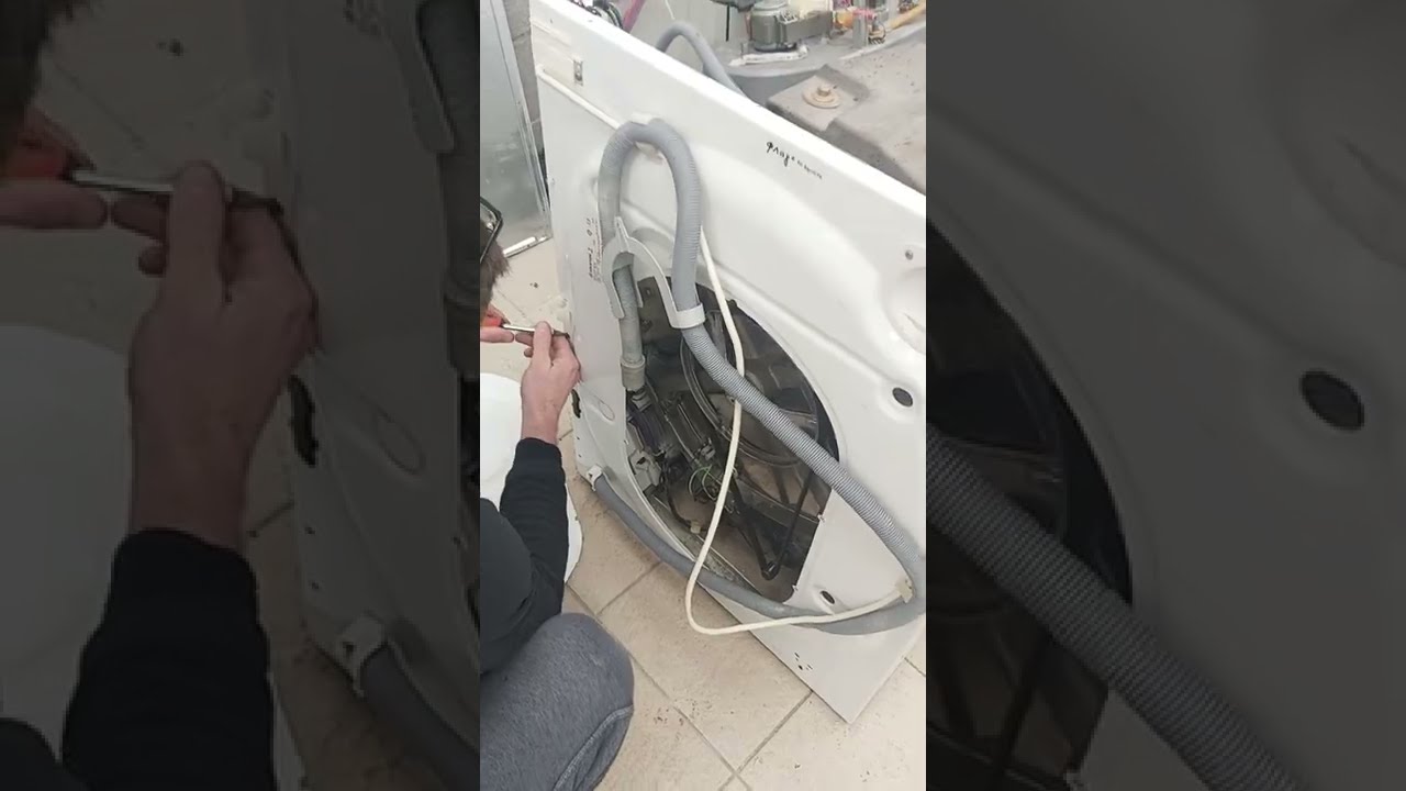 CDE129 разбираем и диагностируем стирально сушильную машину Ariston обнаружено повреждение платы