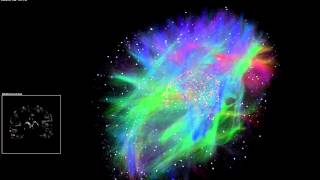 Simulation Of Spiking Thalamocortical Brain Network 3  3d View 1m Neurons 189m Synapses