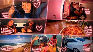 I Went Home to California and my Boyfriend Came to Visit for our 1 Year Anniversary 💕🌟