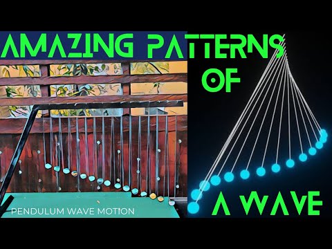 Pendulum waves amazing [physics experiment]!!!