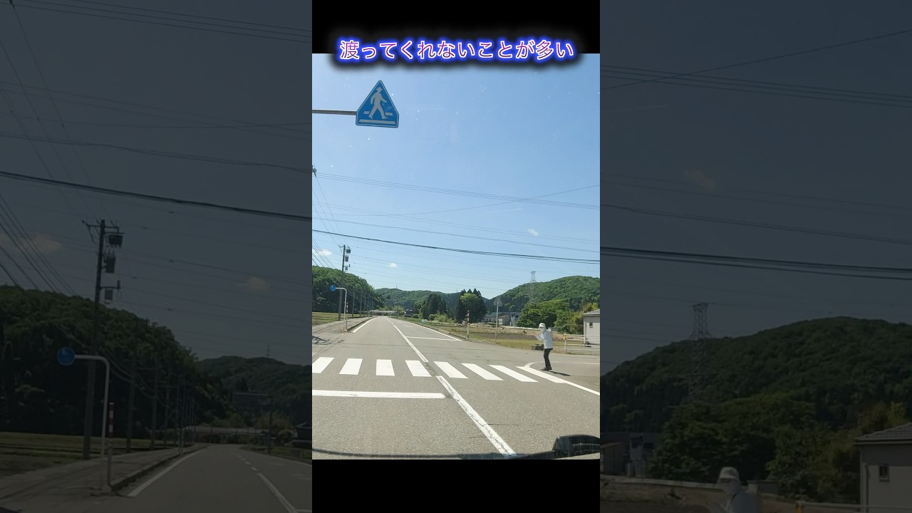横断歩道を渡ろうとしているお年寄りに早く渡ってもらうコツを特別に教えよう