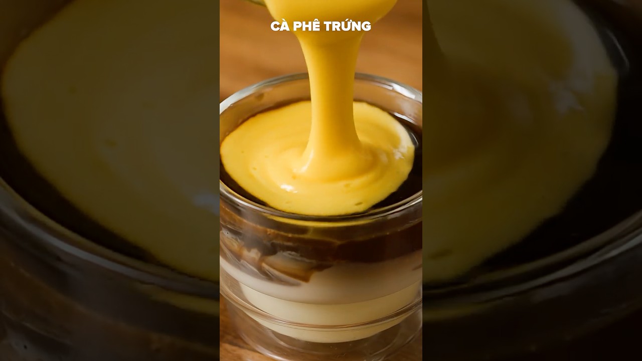 Vietnamese egg coffee (Cà phê trứng) 🇻🇳🍳☕️