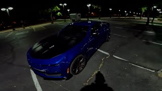 Camaro SS 1LE Night Drive POV Hard Pulls And Almost Pulled Over