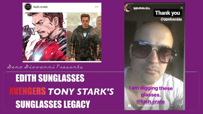 Lush Crate's Tony Stark glasses unboxing - YouTube