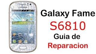 Samsung Galaxy Fame S6810 Desmontar y Montar (disassembly and assembly)
