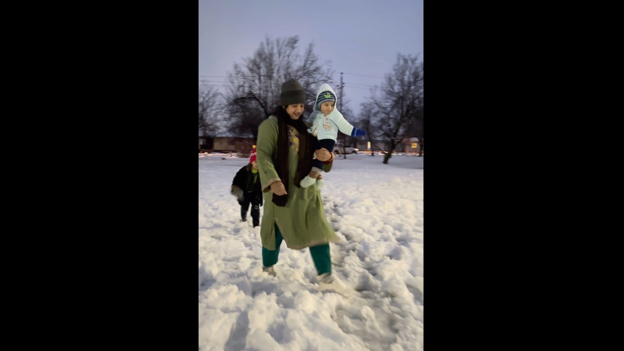 Snowfall ke mje🥰😘 #love #trending #funny