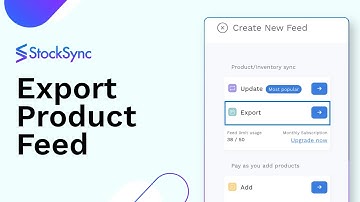 Export Product Data from Online Store with Stock Sync