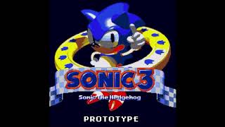 Sonic the Hedgehog 3 (Prototype, 3 Nov. 1993): Soundtrack - Competition Menu