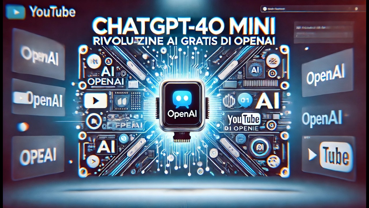 ChatGpt 4o mini Rivoluzione AI Gratis di OpenAI - YouTube