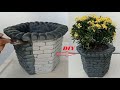 How to make beautiful flower pots at home