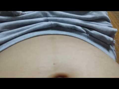 20161010 弟弟在肚子哩給媽咪踢踢呢