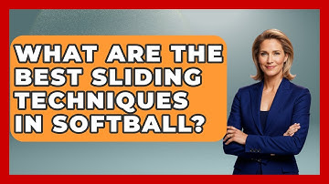 What Are The Best Sliding Techniques In Softball? - Softball Basics and Beyond