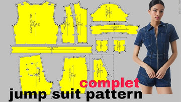 Creating Your Own Stylish Jumpsuit: A Step-by-step Guide To Making The Perfect Pattern! in optitex