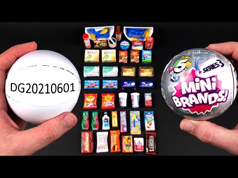 MiNi BRANDS! シリーズ3 19個セット Mini Brands Series 3 - YouTube