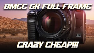 The Black Magic Cinema Camera 6k Full Frame is CRAZY cheap right now!