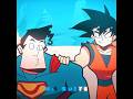 Before Moment Disaster 😮 Goku Destroyed Superman #anime #goku #viral