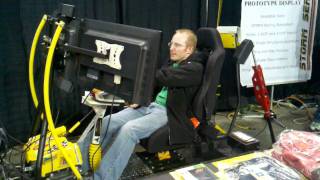 sFactor Engineering full motion racing simulator