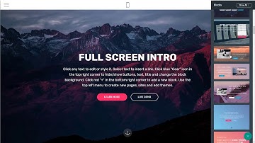 Create website mobile - Mobirise website builder