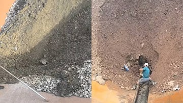 4,500 tons sand ship unloading phosphate rock | Satisfactory video | Vlog of working on the barge