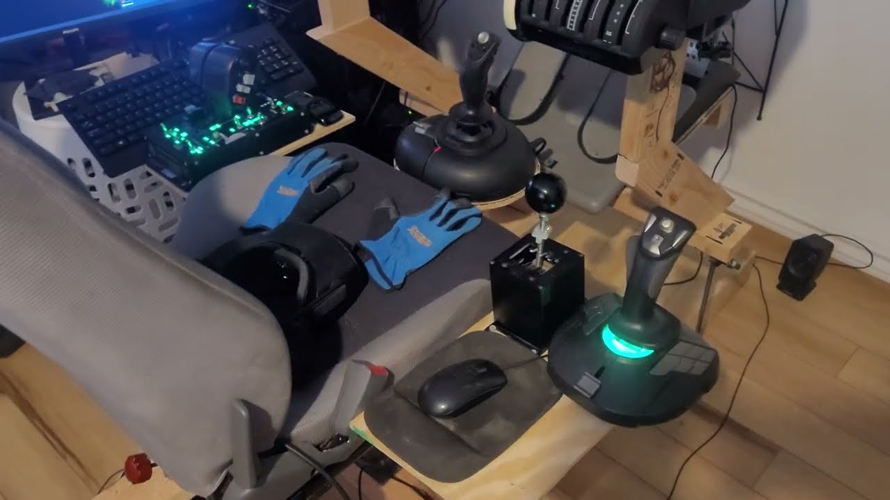 A walk around my wooden 2 dof wiper motor motion sim