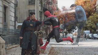 Spider Man Nowhere Home 2021 - Escenas de lucha de Dr.Strange vs Spider-Man