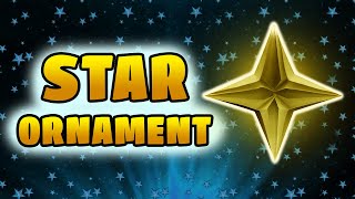 How To Make Star Ornament for Christmas - ASMR Origami ( No Talking )