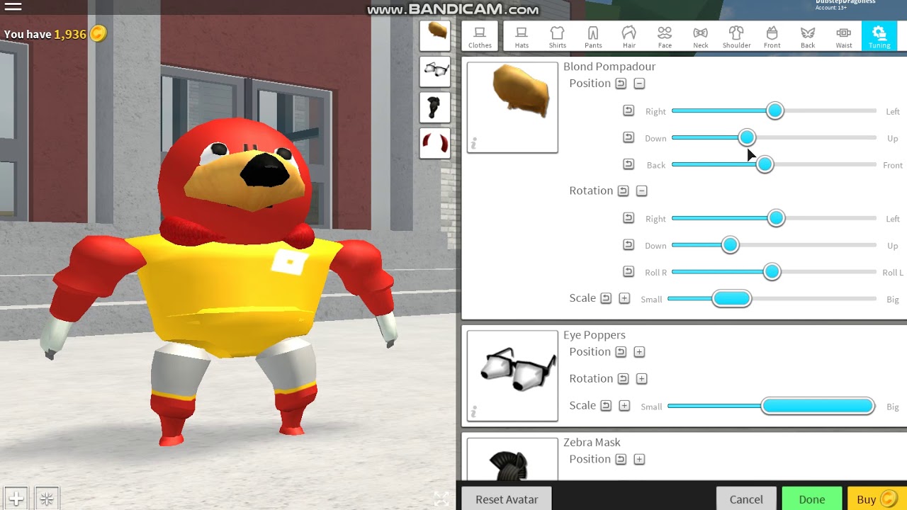 Ugandan Knuckles Tutorial For Robloxian Highschool Part 2 Youtube - how to make ugandan knuckles on roblox