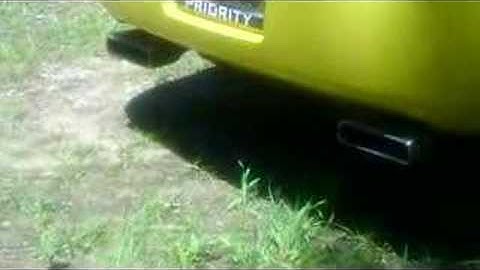 Dual exhaust on cobalt