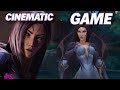 Warriors: Cinematic vs Game