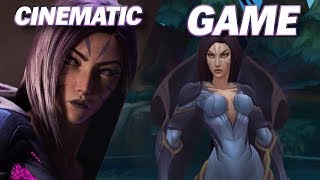 Warriors: Cinematic vs Game