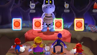 Mario Party 9 Boss Rush - Mario Vs Wario Vs Waluigi Vs Shy Guy | Cartoonsmee