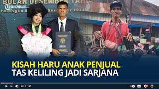 Kisah Anak Penjual Tas Keliling jadi Sarjana, Pilu Ayah Nangis Merasa jadi Orangtua Paling Miskin