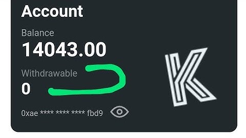 Opname via Kiva-netwerk / Als uw opneembare KIVA-saldo nul is, betekent dit het volgende