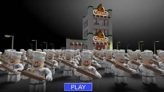 Escape Papa Pizza's Pizzeria! SCARY OBBY roblox Gameplay Walkthrough No Death 4K