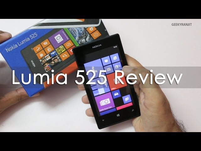 Nokia Lumia 525 Windows Phone 8 Review