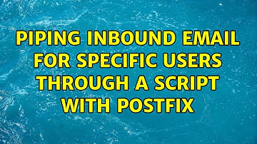 Piping inbound email for specific users through a script with postfix