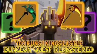 Kings Castle Compilation! 100 RUNS || PART 4 || Dungeon Quest Remastered screenshot 5
