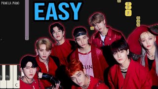 Stray Kids - On Track Easy Piano Tutorial By Pianella Piano