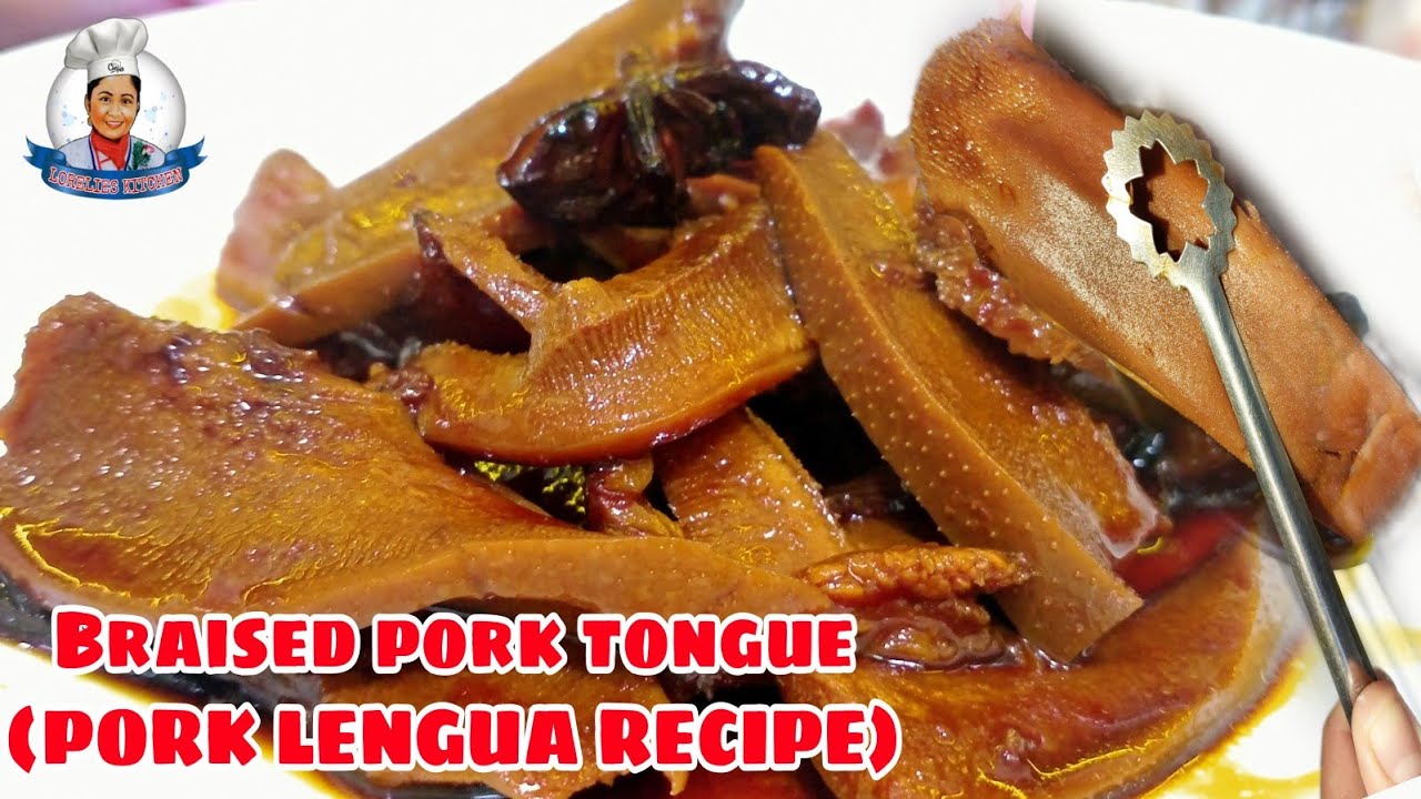 BRAISED CHINESE PORK TONGUE/PORK LENGUA RECIPE LORELIESKITCHEN YouTube