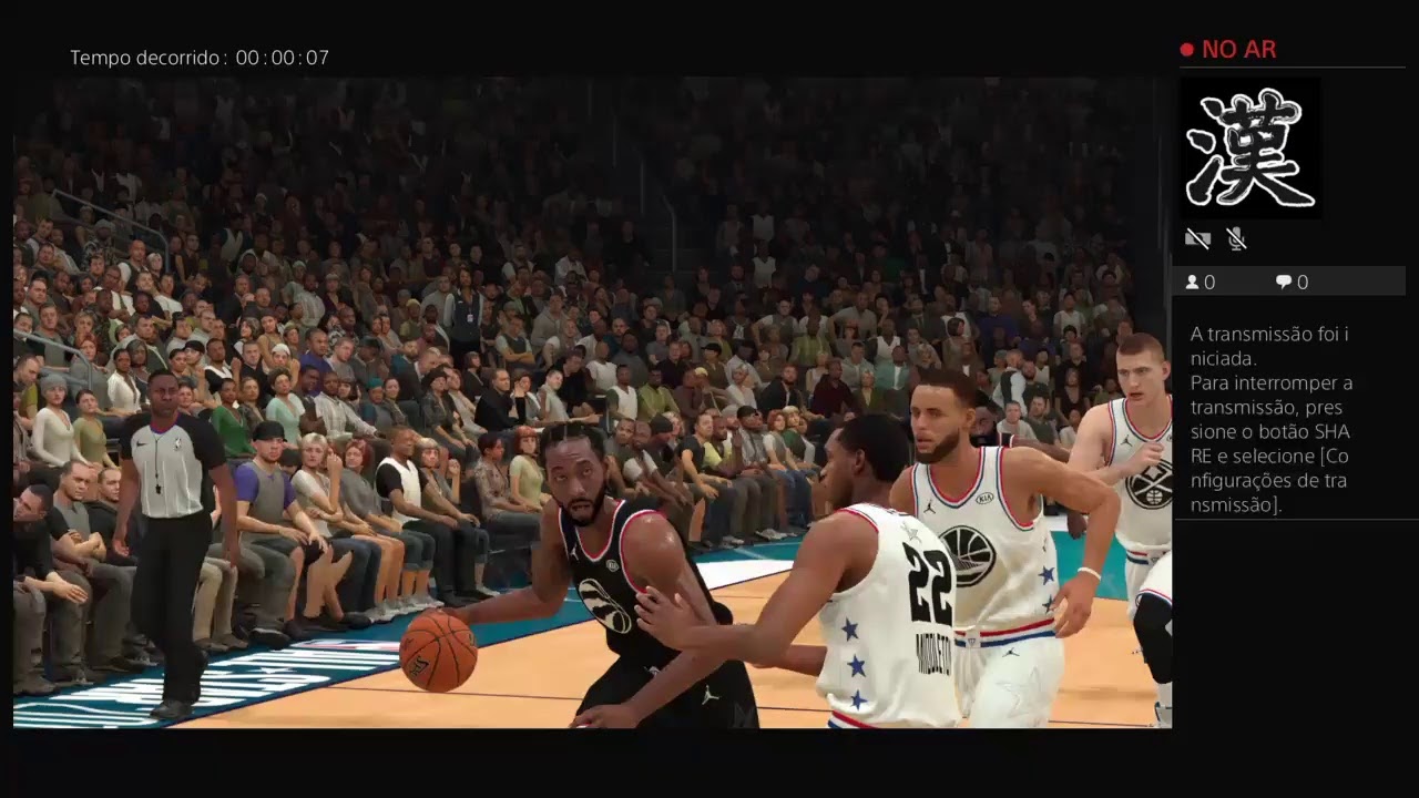 Transmissão ao vivo do PS4 de webmic