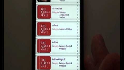 Visioglobe Indoor navigation map: The Dubai Mall