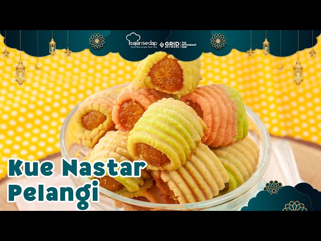 NASTAR BUKAN SEMBARANG NASTAR, KUE NASTAR PELANGI INI UNIK BANGET class=