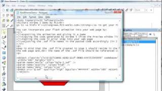 How to incorporate Flash animation from Xara Xtreme 5 Profile