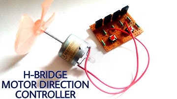 Half bridge circuit | Motor controller using transistors