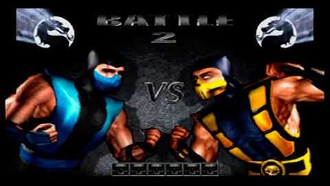 MORTAL KOMBAT 4 (Nintendo 64) SUB-ZERO vs SCORPION
