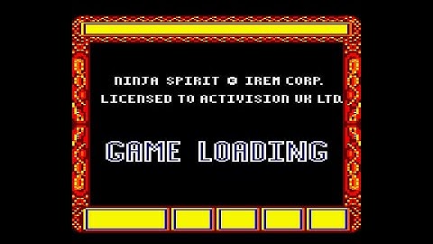 Ninja Spirit Review for the Amstrad CPC by John Gage