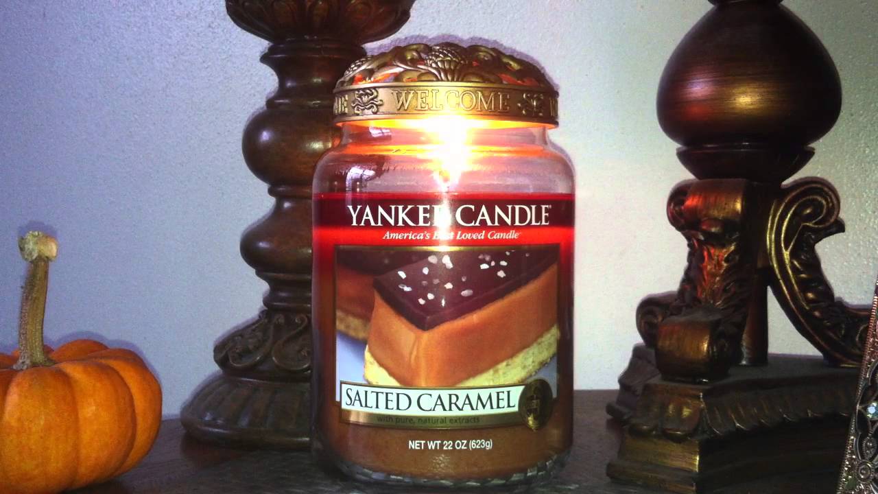 Yankee Candle Salted Caramel Review!!! YouTube