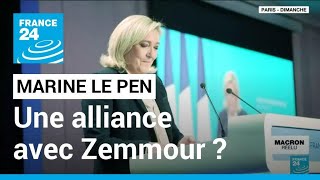 Course aux législatives : pour l'heure, le RN exclut toute alliance avec Éric Zemmour