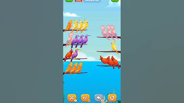 sort bird puzzle #shorts #shortfeed #catsong #puzzle #gaming #birdsortcolor