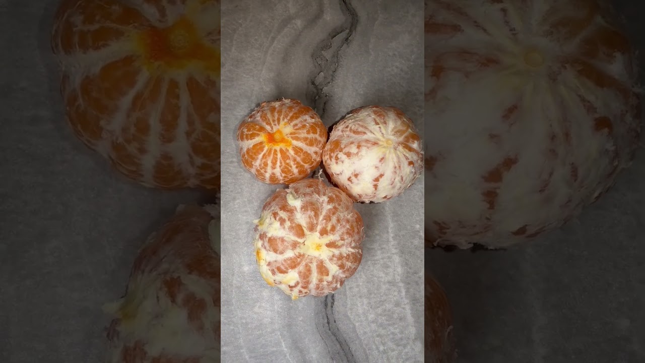 Unpeeled vs Peeled — Which Looks Better? 🍊